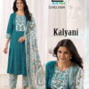 Blue Hills Kalyani Wholesale Rayon Printed Kurti Bottom With Dupatta Catalog