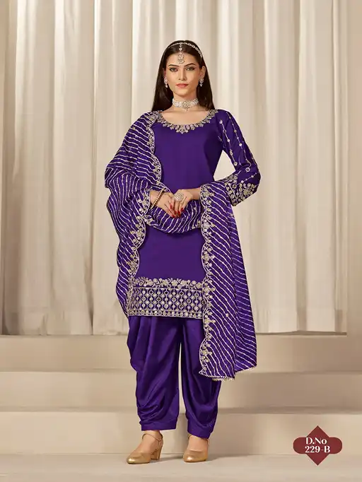 Dani Ceration Aanaya Vol 229 Wholesale Chanderi Salwar Suit Collection