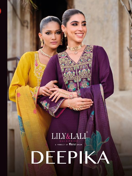 Lily & Lali Deepika Wholesale Festival Designer Silk Readymade Salwar Suit Collection