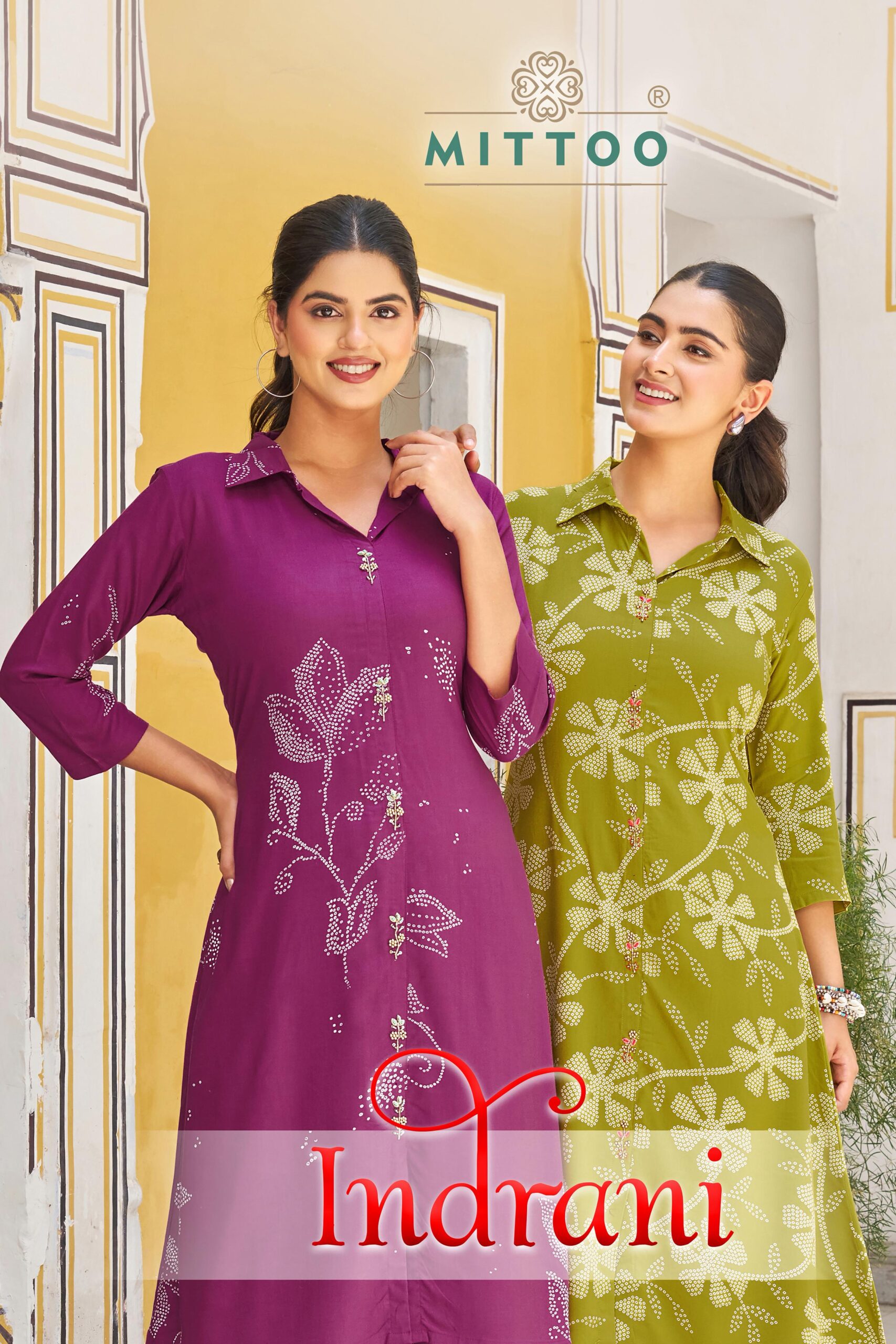 Mittoo Indrani Wholesale Rayon Printed Cord Set Collection