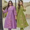 OSSM Festive Stories Vol 05 Wholesale Roman Silk Anarkali Kurti Catalog