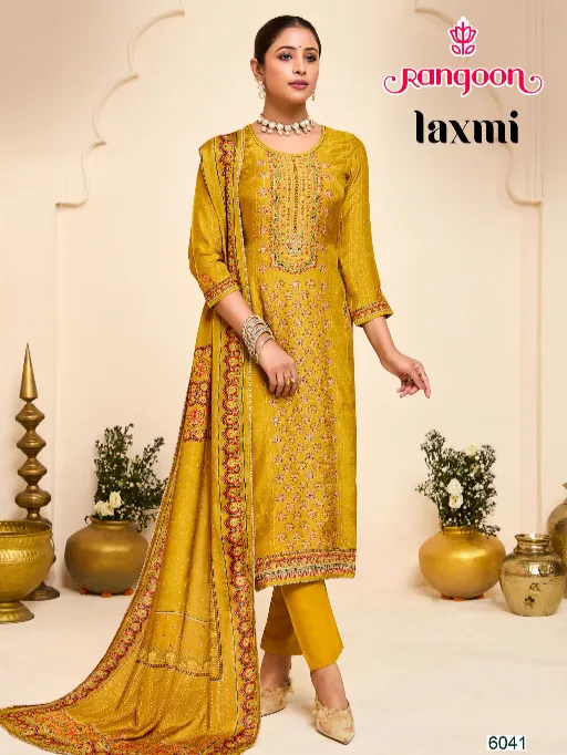 Rangoon Laxmi Wholesale Viscose Embroidered Kurti Bottom With Dupatta