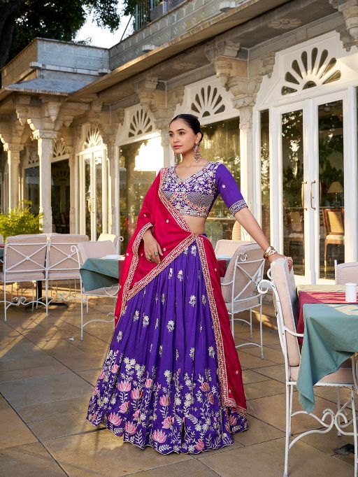 Taraa L 1414 Vichitra Silk Wedding Special Lehenga Choli Collection
