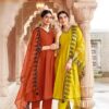 WOOGLEE Mirza Wholesale Viscose Anarkali Kurti With Bottom Dupatta