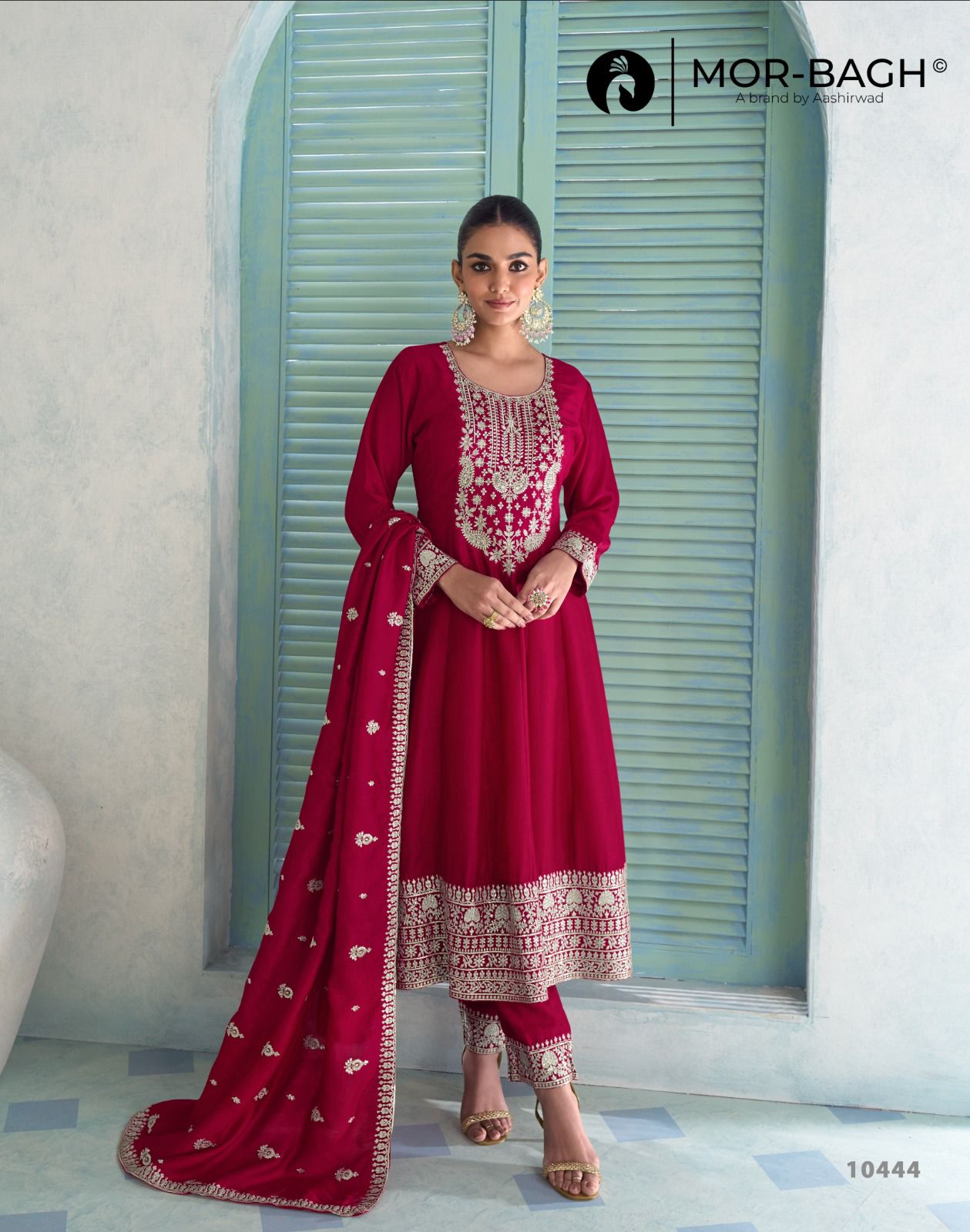 Aashirwad Mor Bagh Vihanika Silk And Work Designer Suit