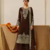 5901 Readymade Faux Georgette Sequence Salwar Suit Catalog
