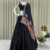 BE-393 Navratri Full Stitched Crape Silk Lehenga Choli Collection