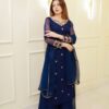 KD 1532 Readymade Faux Georgette Thread Sharara Suit Catalog