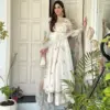 LG-2018 Readymade Chinon Gown With Bottom Dupatta Catalog