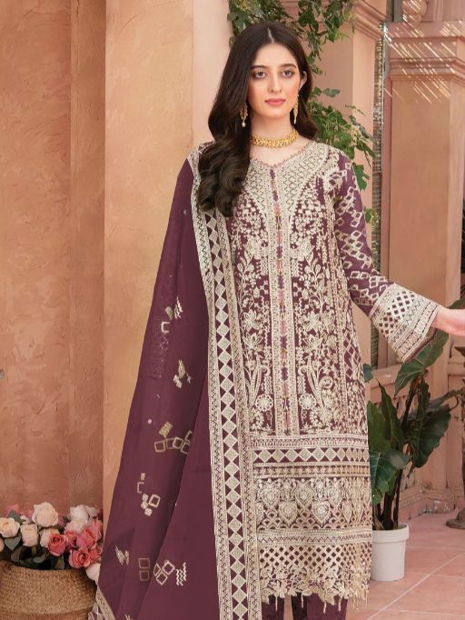 Mah E Rooh 5170 A To F Wholesale Heavy Organza Collection