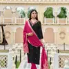 Mittoo Alankar Wholesale Viscose Threadwork Kurti With Bottom Dupatta