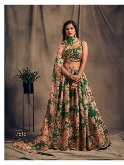 ZEEL Floral Vol-2 Sequins Zari Embroidery Lehenga Choli Collection