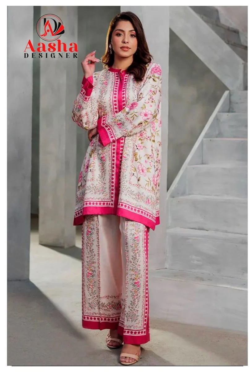 Aasha Turkis Vol 5 Modal Sattin Printed Co Ord Set