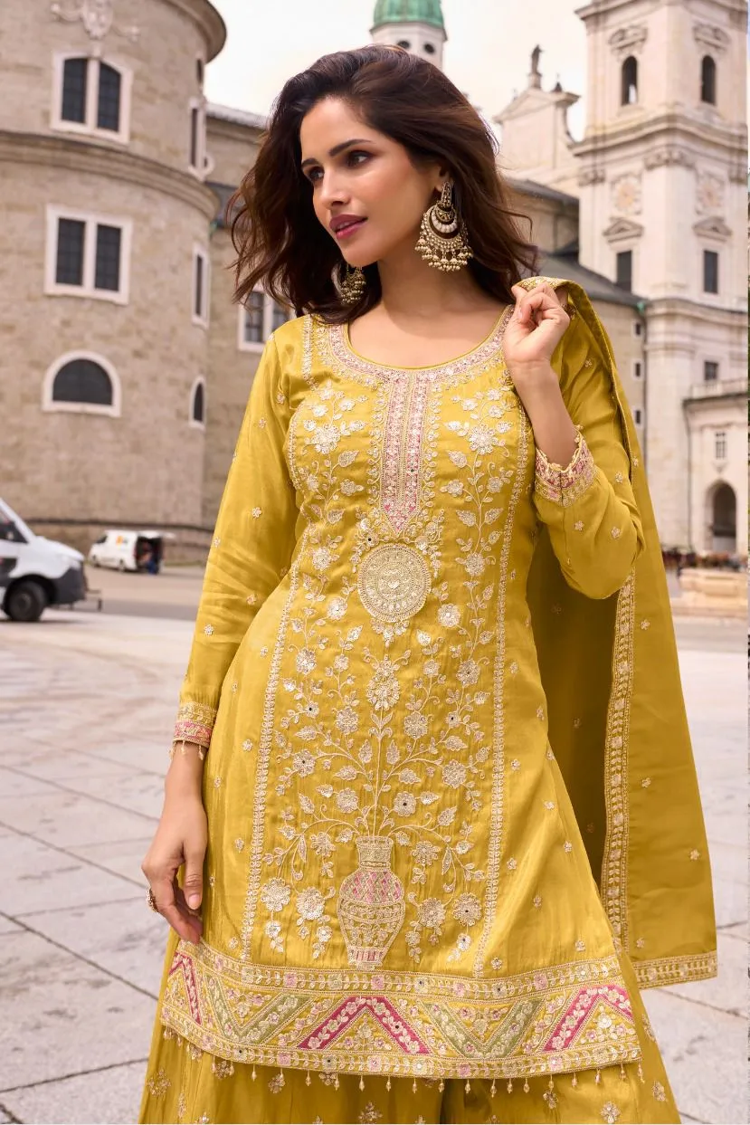 Gulkayra Veronica Real Simar Silk Salwar Suit Catalog