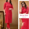 7 Star Combo Set Wholesale Chikankari Sequin Kurti with Bottom Collection
