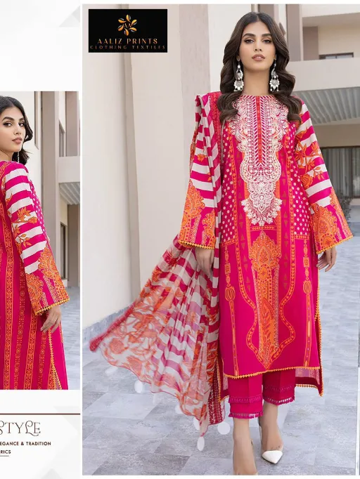 Aaliz 3220 Wholesale Cotton Print Pakistani Salwar Suit