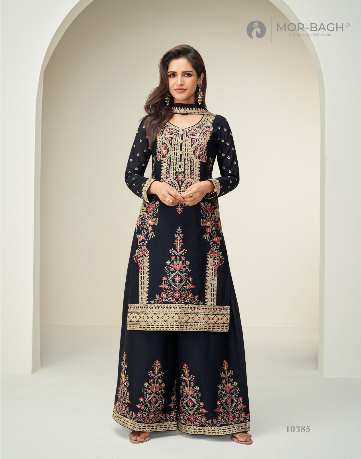 Aashirwad Mor Bagh Alisha Wholesale Chinon Silk Salwar Kameez
