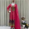 BE-405 Chinon Mirror Work Printed Suit Catalog