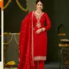 Four Dots Quinn Wholesale Jacquard Hand Khatli Work Designer Salwar Suit