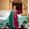 Four Dots Veneshiaa Vol 2 Wholesale Viscose Makhmali Work Salwar Kameez
