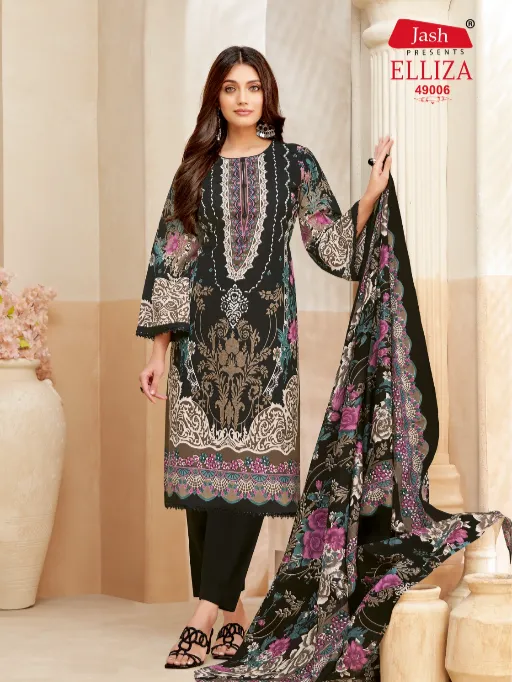 Jash Elliza Vol 49 Wholesale Cotton Printed Dress Material Collection