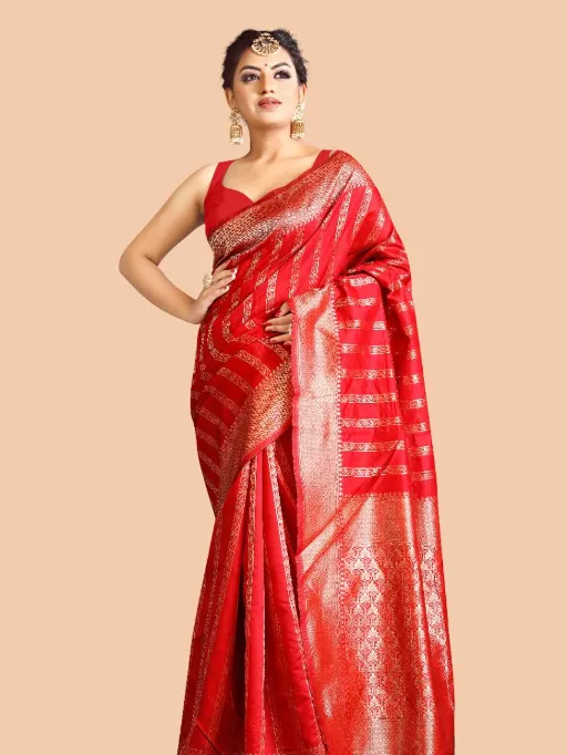 KP-R Creation KP-R 031 Soft Lichi Silk Saree Collection