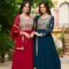 LW-9252 Readymade Faux Blooming Embroidered Gown Collection LW-9252 Readymade Faux Blooming Embroidered Gown Collection