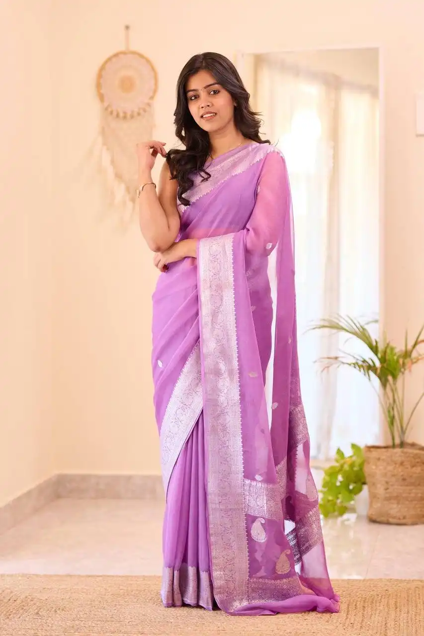 Laxmi 894 Soft Wholesale Lilan with Weaving Border Saree