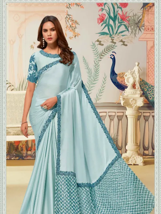 Mahotsav Norita 44300 Seerat Satin Organza Silk Saree Collection - Image 11