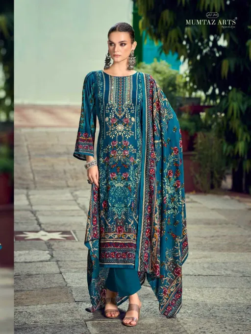 Mumtaz Aashvika Wholesale Soft Silk Pashmina Digital Print Dress Material