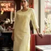 Naisha K 388 Vol 2 Wholesale Cotton Plain Chikankari Kurti With Bottom
