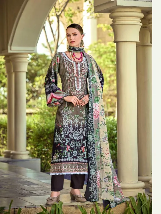 Pakiza Haniya Hira Vol 6 Wholesale Lawn Cotton Designer Dress Material Collection - Image 9