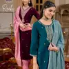 Radhika Raahi Vol 1 Wholesale Rangeela Silk Embroidery Kurti With Bottom Dupatta