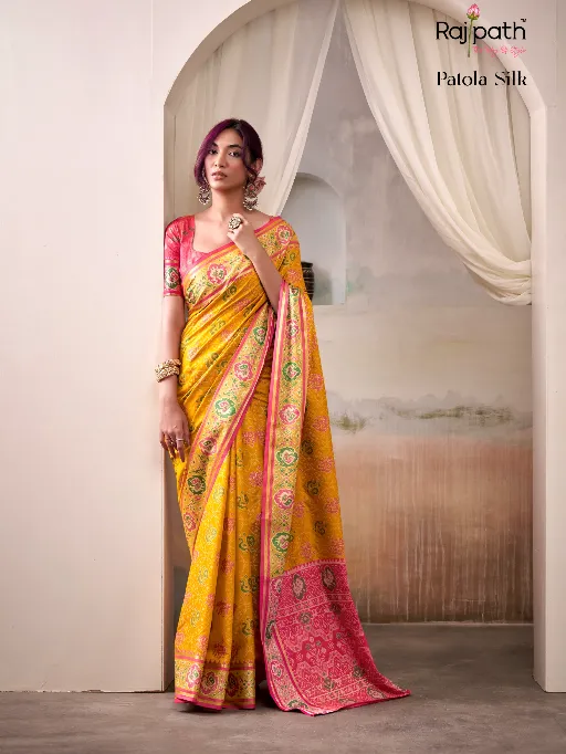 RajPath Fabrics Airaavat Patola Silk Saree Catalog - Image 3