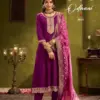 Rangoon Odhani Wholesale Chinon Silk With Kurti With Bottom Dupatta