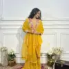 SSR-505 Readymade Heavy Chinon Silk Embroidered Gharara Suit