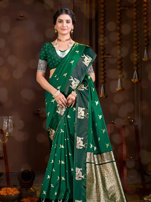 Saroj Elegance Silk Vol 2 Wholesale Traditional Silk Saree Collection - Image 4