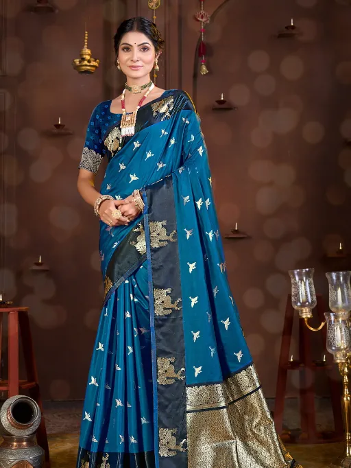 Saroj Elegance Silk Vol 2 Wholesale Traditional Silk Saree Collection - Image 5