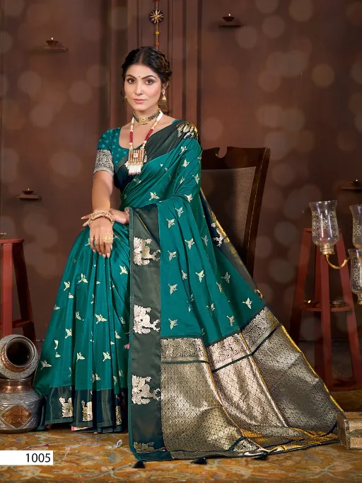Saroj Elegance Silk Vol 2 Wholesale Traditional Silk Saree Collection - Image 2