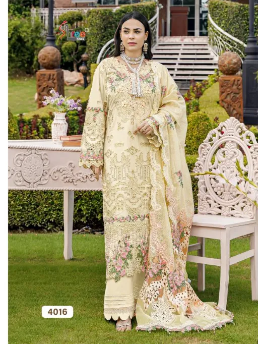 Shree Ombre Premium Vol 5 Wholesale Cotton Embroidery Pakistani Salwar Suit