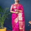 Soft Silk 6041 Wholesale Soft Lichi Silk Rich Pallu Jacquard Work Saree Collection