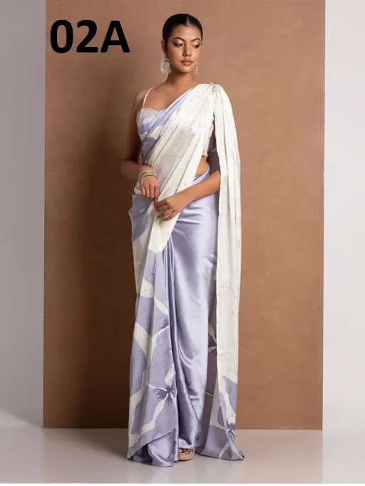 Sudha New Design Launch D No 02 Japan Satin Digital Print Saree (7)