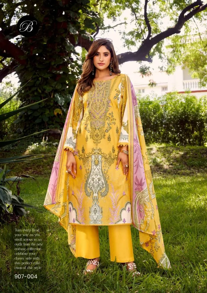 Belliza Naira Vol 120 Pure Cotton Digital Prints Designer Dress Material
