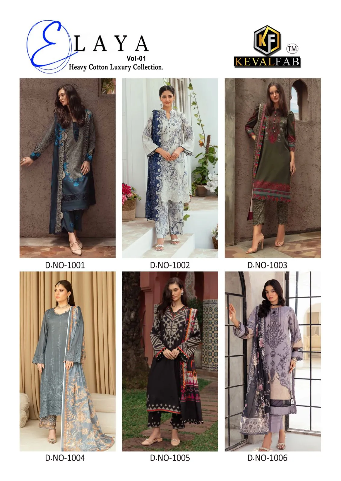 Keval Elaya Vol 1 Cotton Print Karachi Dress Material - Image 3