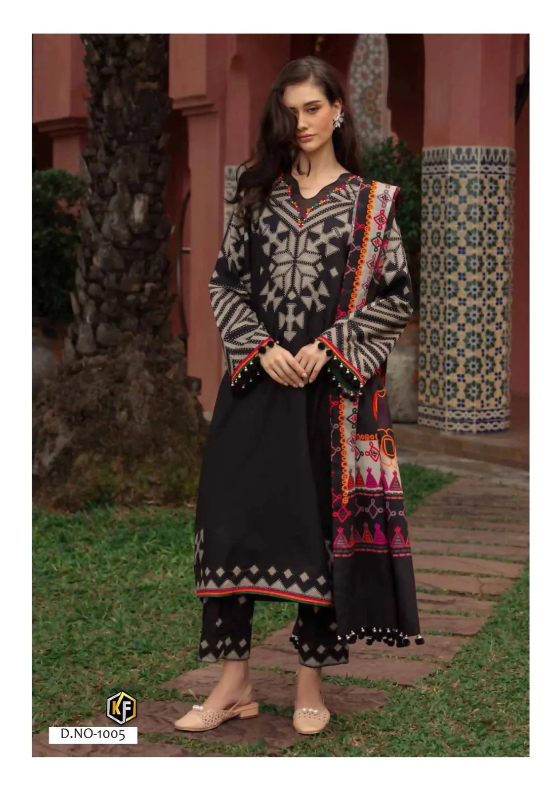 Keval Elaya Vol 1 Cotton Print Karachi Dress Material - Image 4