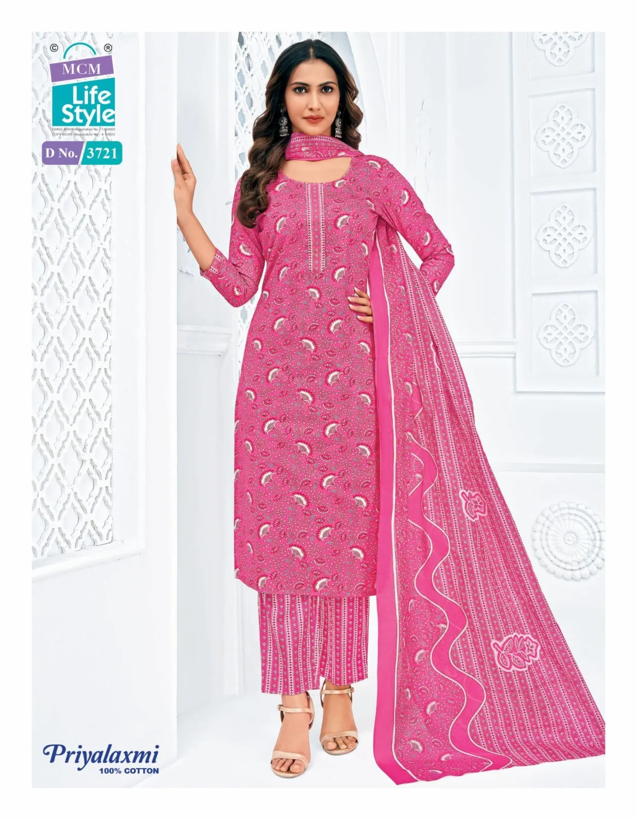 Mcm Priyalaxmi Vol 37 Cotton Printed Dress Material