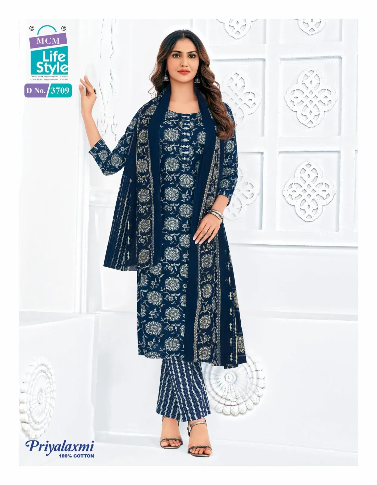 Mcm Priyalaxmi Vol 37 Cotton Printed Dress Material - Image 4