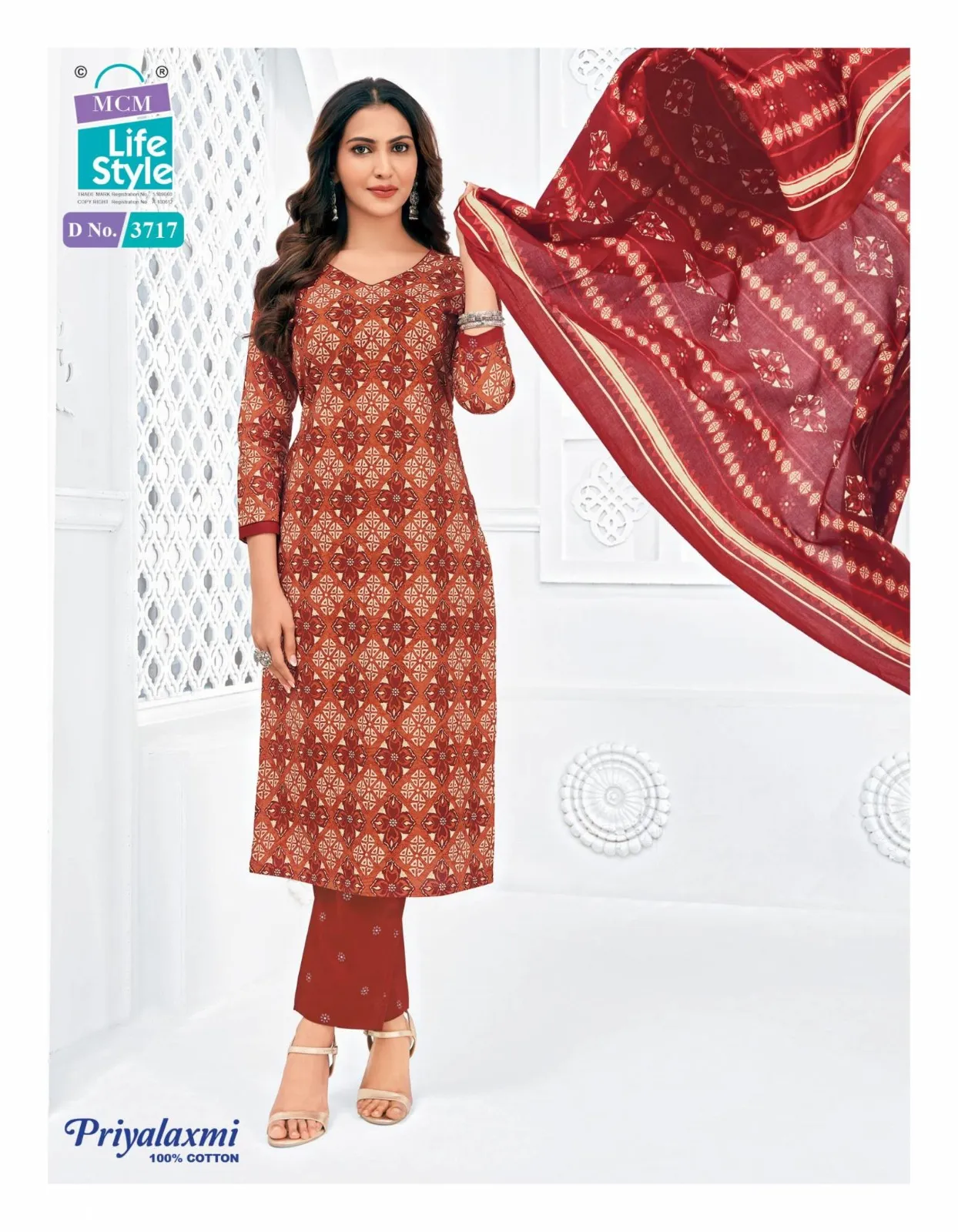 Mcm Priyalaxmi Vol 37 Cotton Printed Dress Material - Image 5