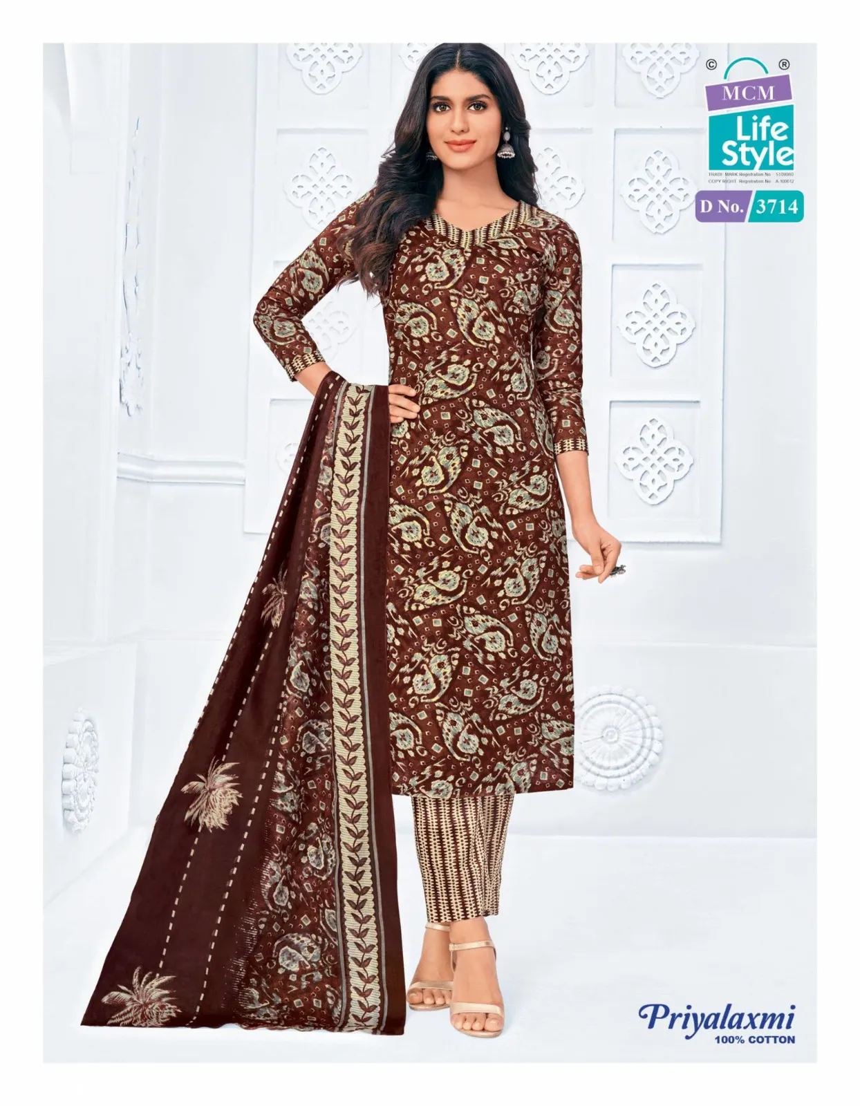 Mcm Priyalaxmi Vol 37 Cotton Printed Dress Material - Image 9