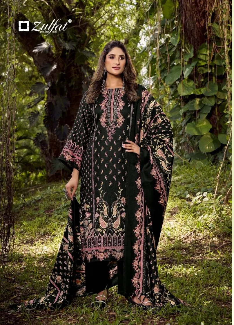 Zulfat Naaz Woollen Pashmina Shawl Dress Material
